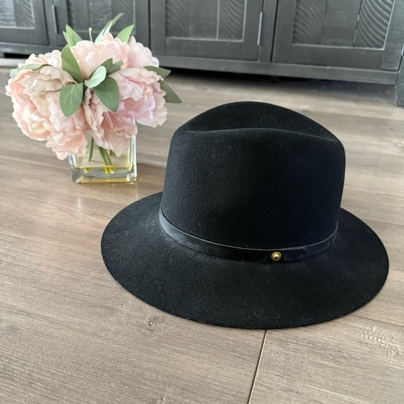 New Revolve‎ Rag & Bone Black Floppy Brim Fedora